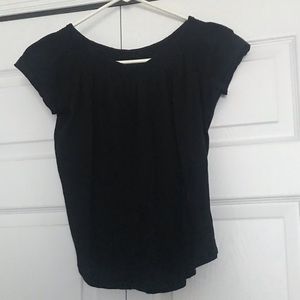 Solid black Loft top